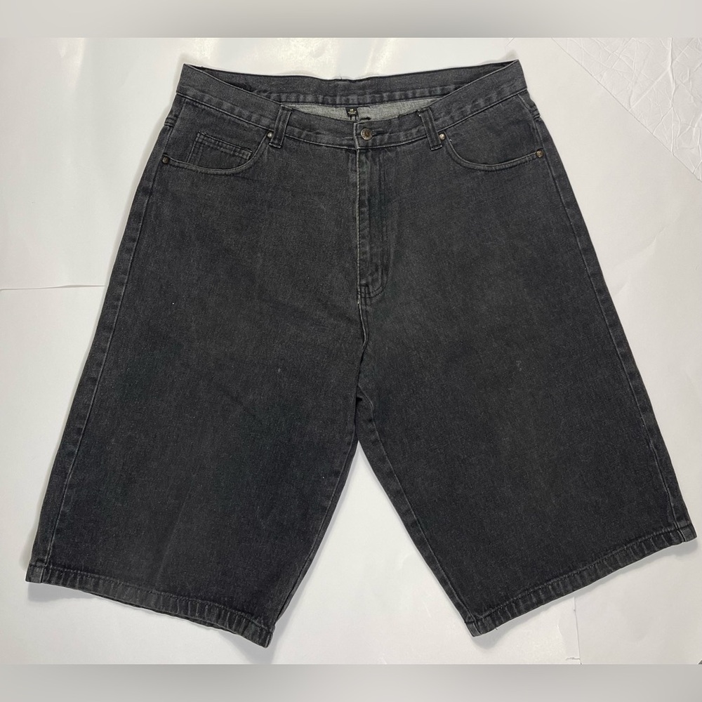 Karl Kani Dark Gray Jean Shorts. 38